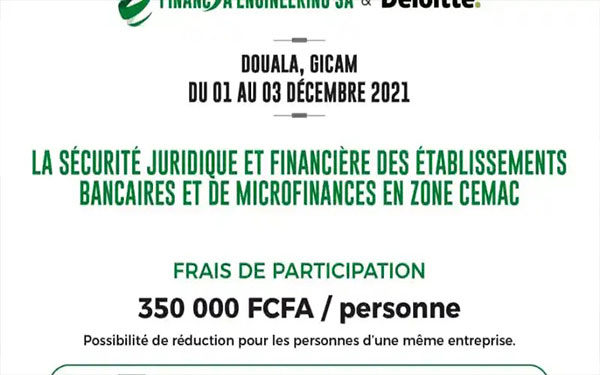 CEMAC : Les « Universités bancaires et de la Microfinance » se préparent du 1er au 3 décembre 2021 à Douala